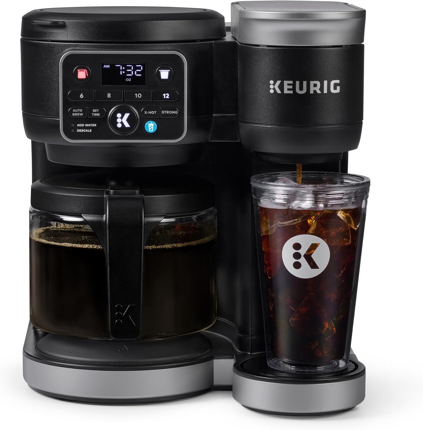 Keurig K-Duo Hot & Iced Single Serve & Carafe Coffee Maker, MultiStream Technology, 72oz